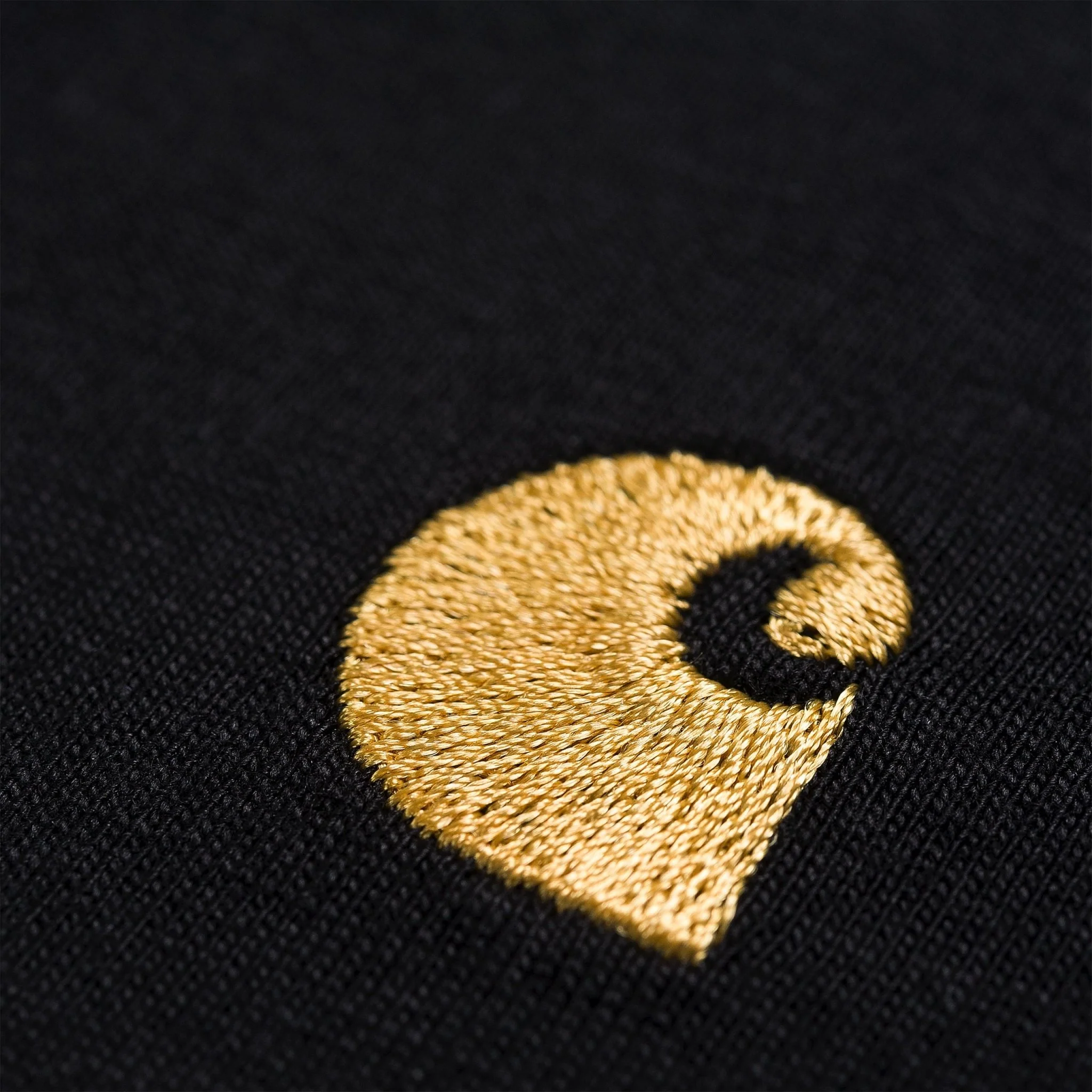Carhartt WIP Chase Tee Black / Gold - Image 3