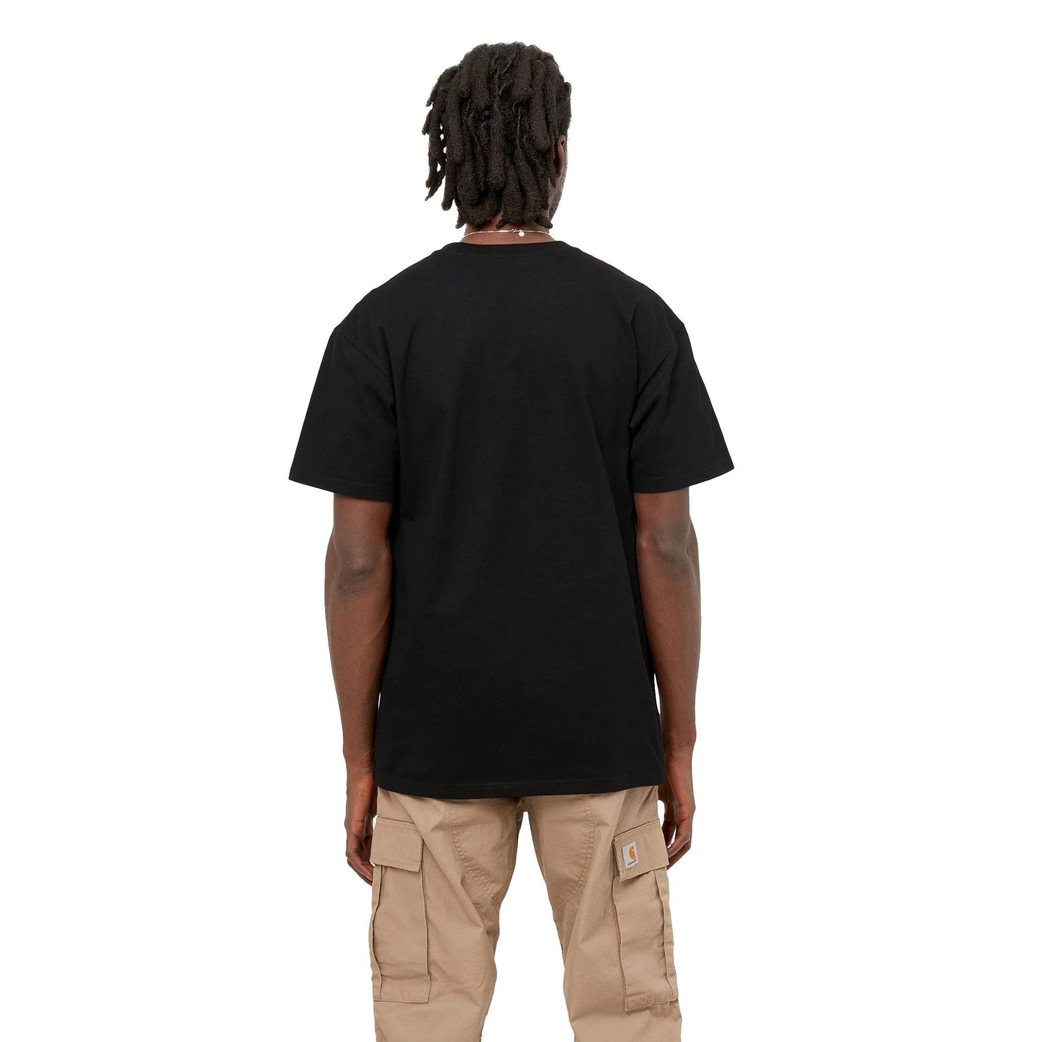Carhartt WIP Chase Tee Black / Gold - Image 4