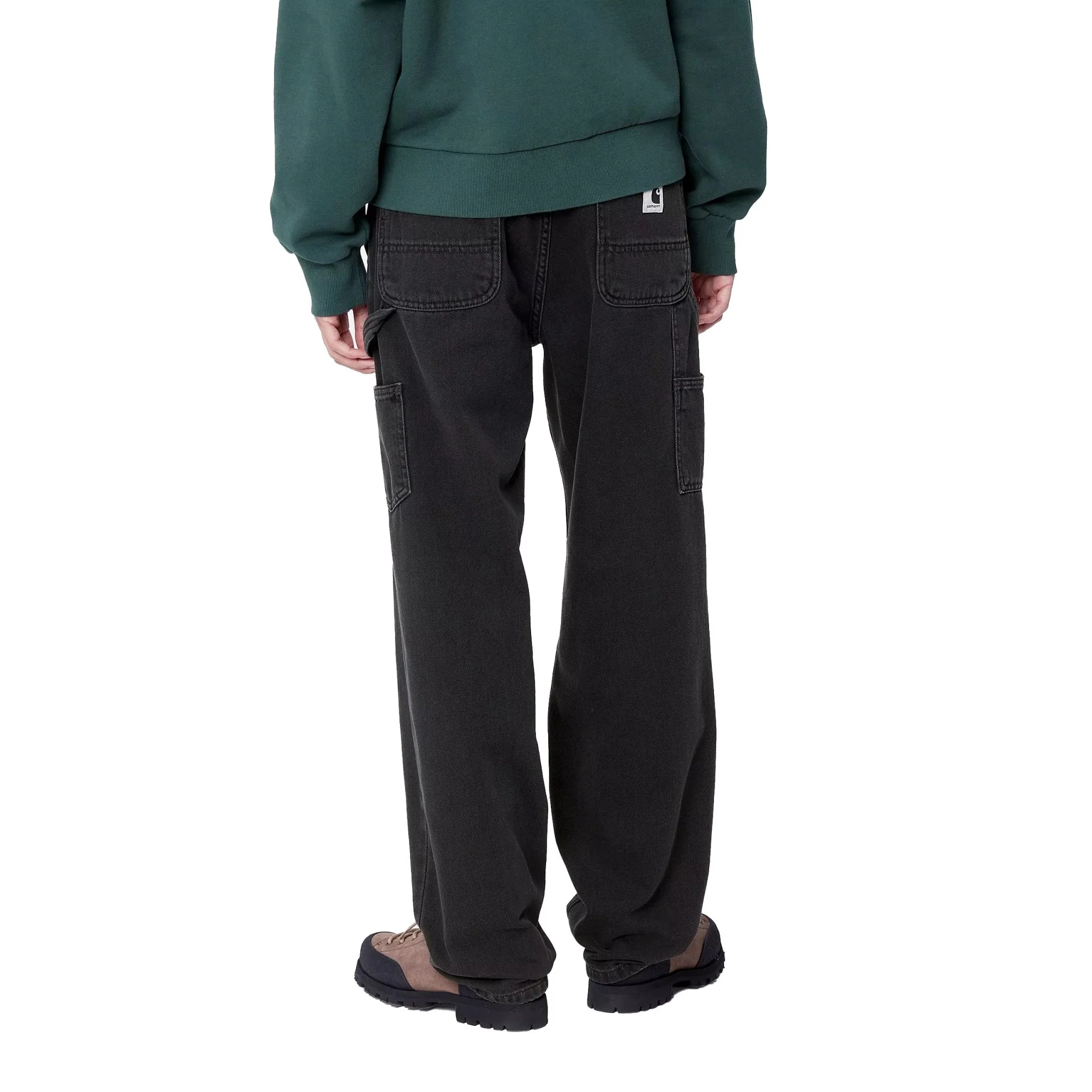 Carhartt WIP Women  Pierce Pant Black Stone Washed - Image 5