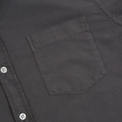 Colorful Standard Organic Cotton Oxford Shirt Lava Grey - Image 4