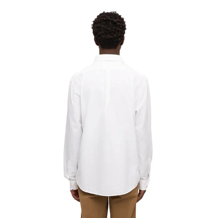 Colorful Standard Organic Cotton Oxford Shirt Optical White - Image 3