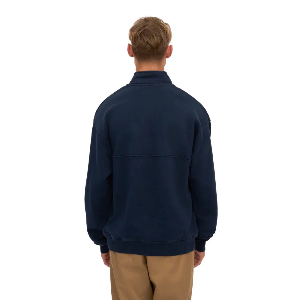 Colorful Standard Quarter Zip Sweat Navy Blue - Image 3