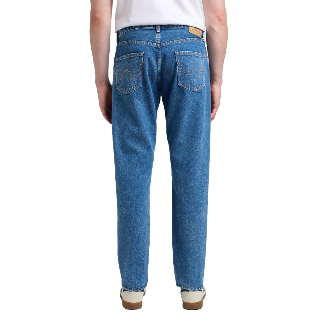 Edwin Reg Tapered Kaihara Open End Denim Blue Mid Light Used - Image 4