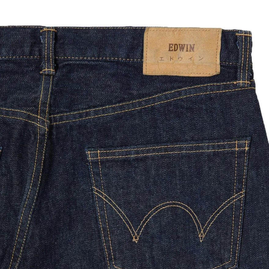 Edwin Regular Tapered Kurabo Recycled Denim Blue Rinsed - Image 5