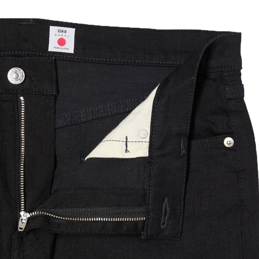 Edwin Kaihara Slim Tapered Denim Black Rinsed - Image 4