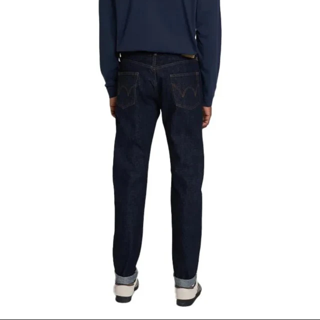 Edwin Slim Tapered Kurabo Recycled Denim Blue Rinsed - Image 3