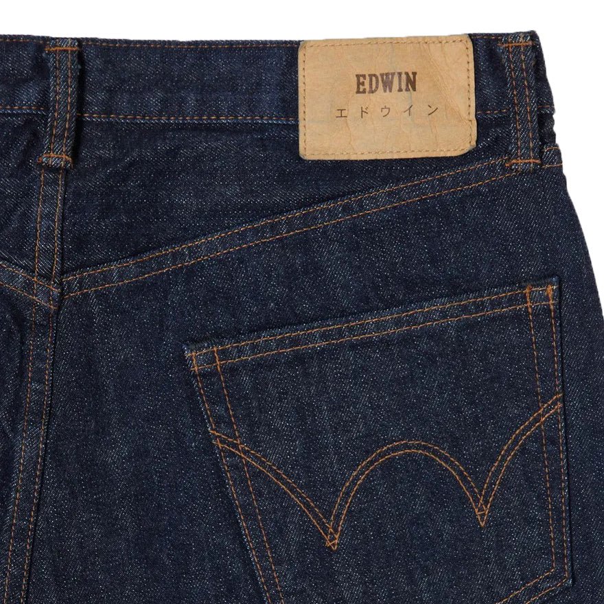Edwin Slim Tapered Kurabo Recycled Denim Blue Rinsed - Image 5