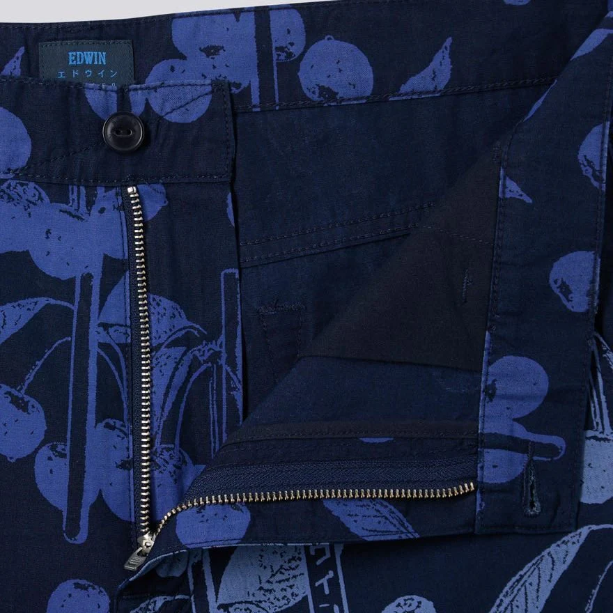 Edwin Universe Printed Short Washed Indigo - Image 3