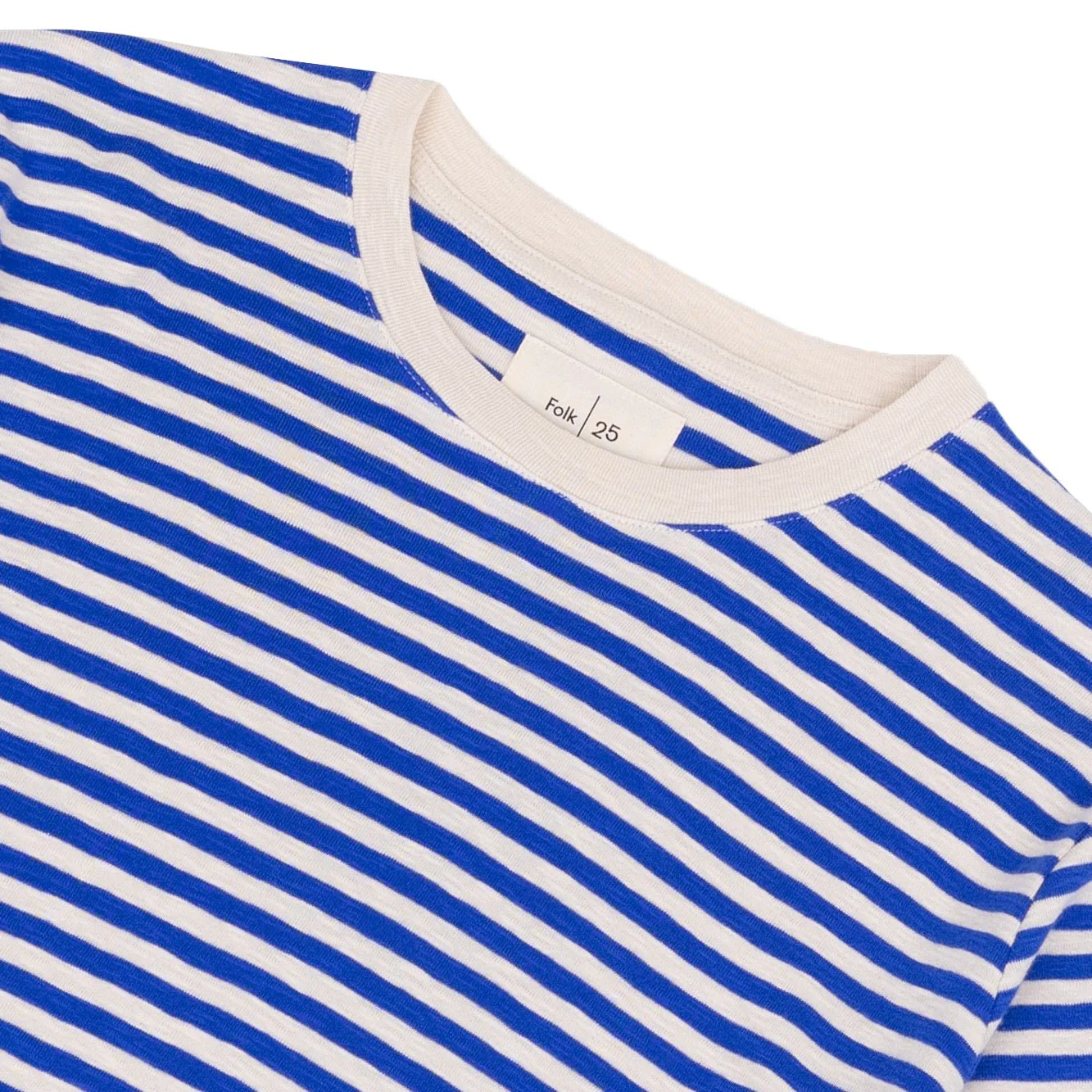 Folk Classic Stripe T-Shirt Ultraviolet Strip - Image 3