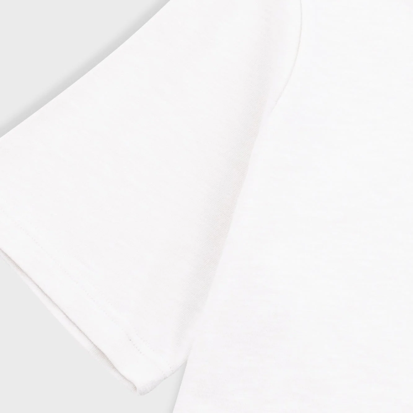 Folk Slub Embroidered T-Shirt Off White - Image 4