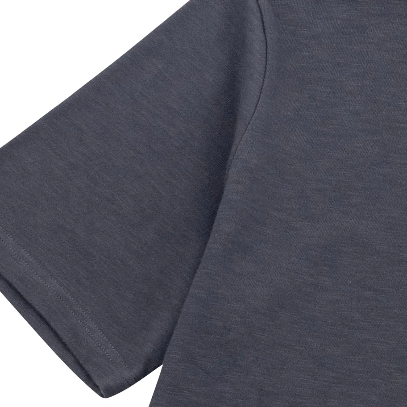 Folk Slub Embroidered T-Shirt Soft Black - Image 4