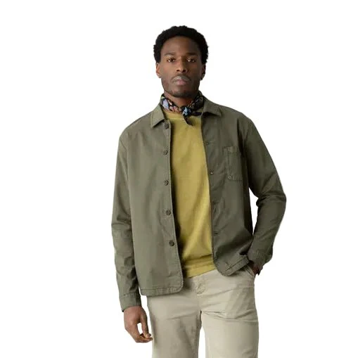 Mos Mosh Gallery Conor Darwin Overshirt Grape Leaf - Image 4