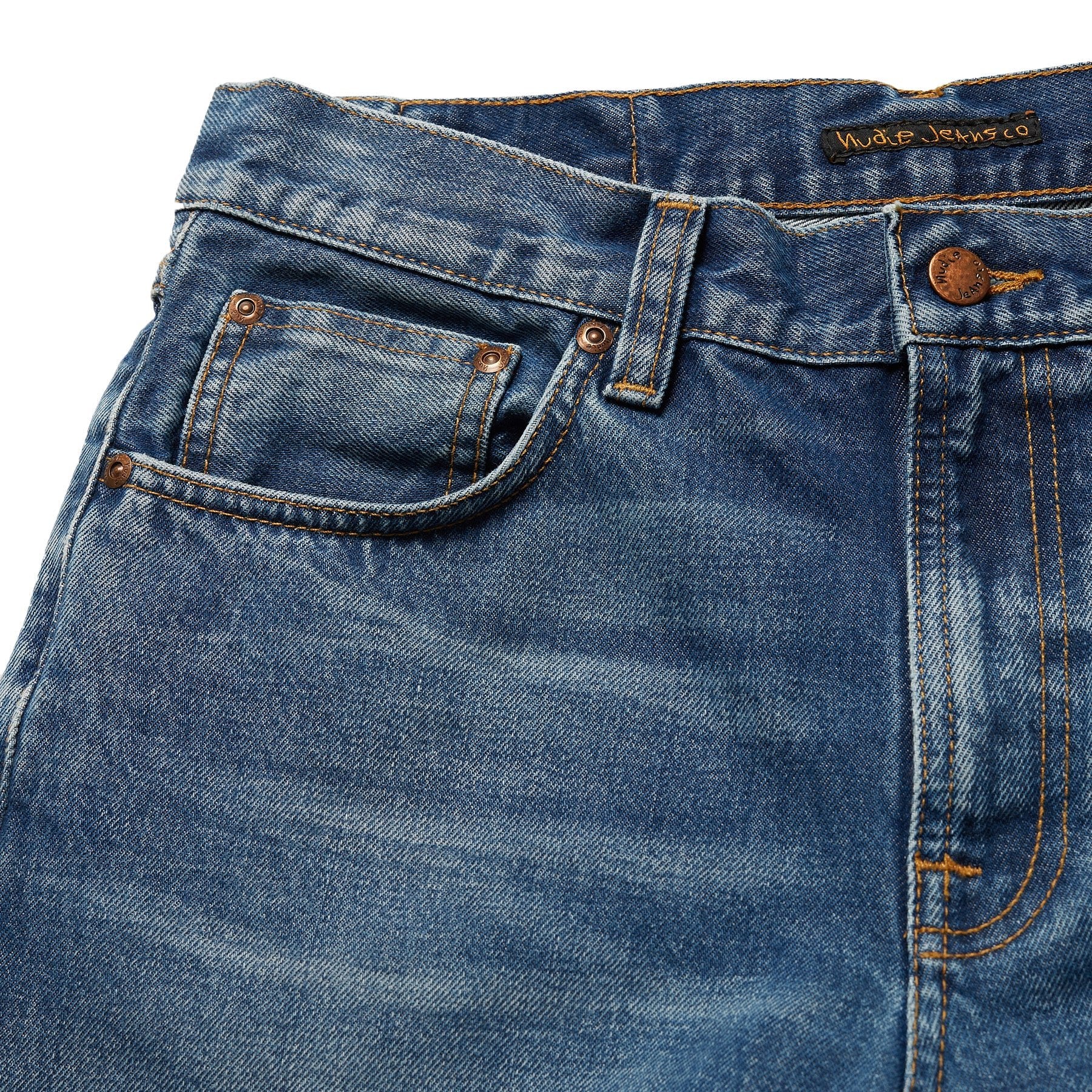 Nudie Jeans Gritty Jackson Blue Traces - Image 3