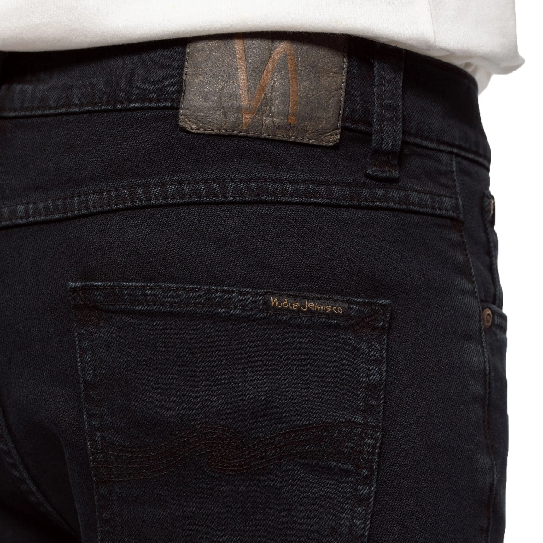 Nudie Jeans Lean Dean Black Skies - Image 3
