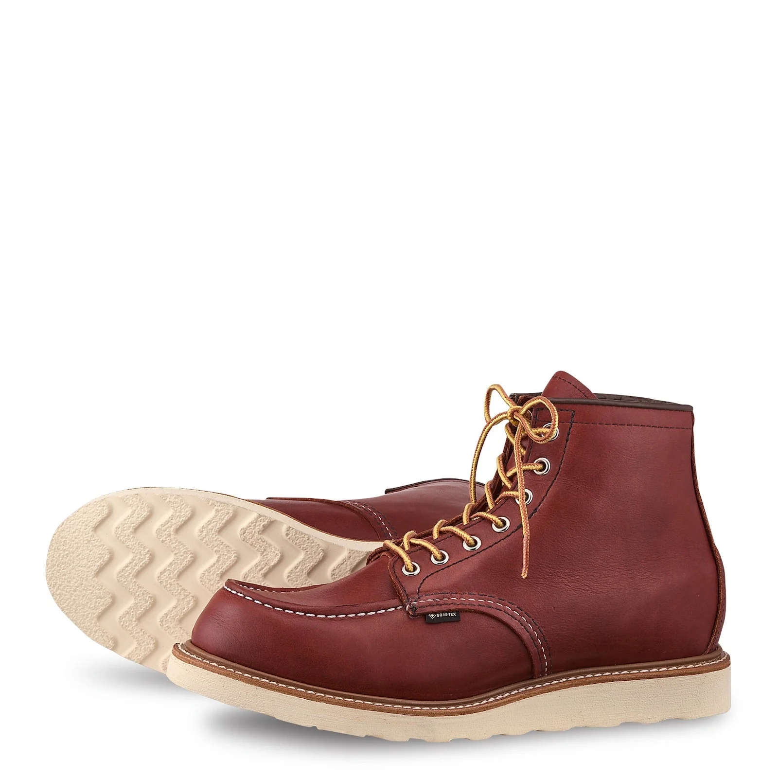 Red Wing Classic Moc Toe Boot 8864 Gore-Tex Russet Taos - Image 3