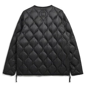 Taion Military V Neck Down Jacket Black - Image 3