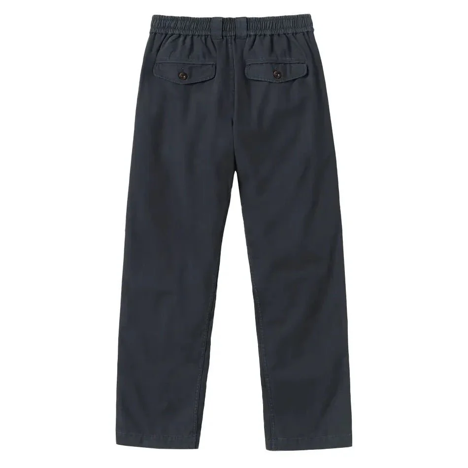Toast Menswear Canvas Elasticated Trousers Prussian Blue - Image 3