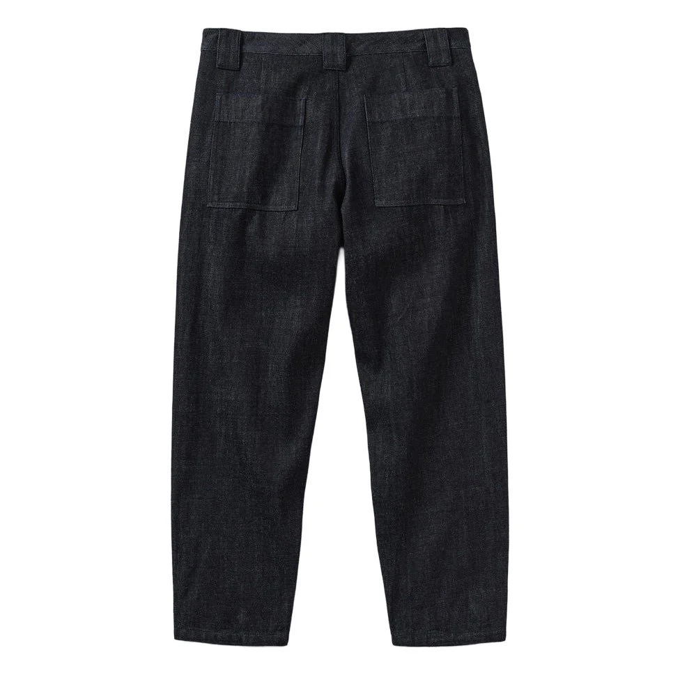 Toast Menswear Japanese Denim Trousers Dark Indigo - Image 6