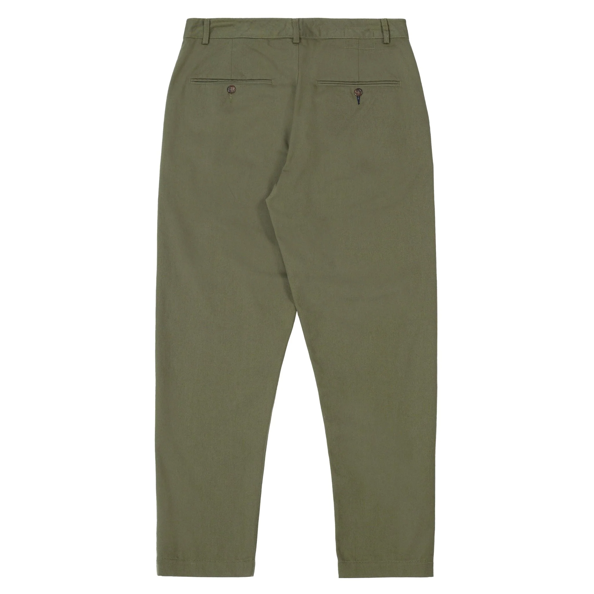 Universal Works Military Chino In Light Olive Twill - Image 3