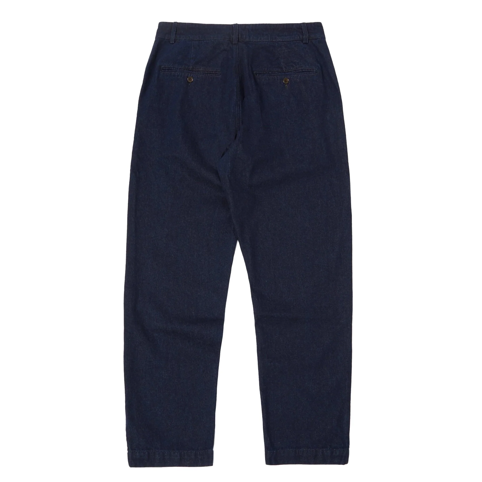 Universal Works Military Chino In Misato Denim - Image 4