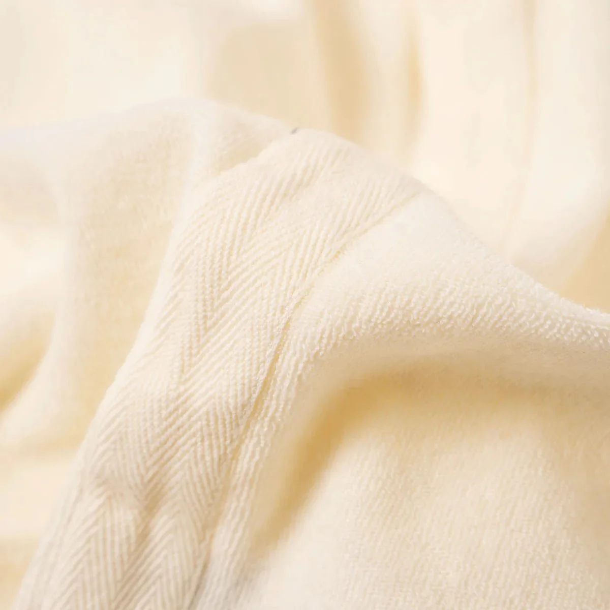 Universal Works Newlyn Jersey Sweat Fleece Polo Ecru - Image 4