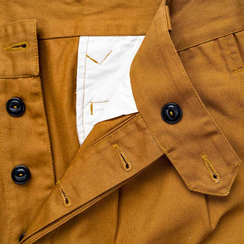 Yarmouth Oilskins The Work Trouser Khaki - Image 5